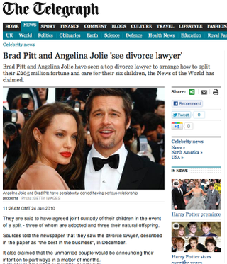 Illustration for article titled Brad & Angelina's Wedding: A Seven-Year History Of Rumormongering